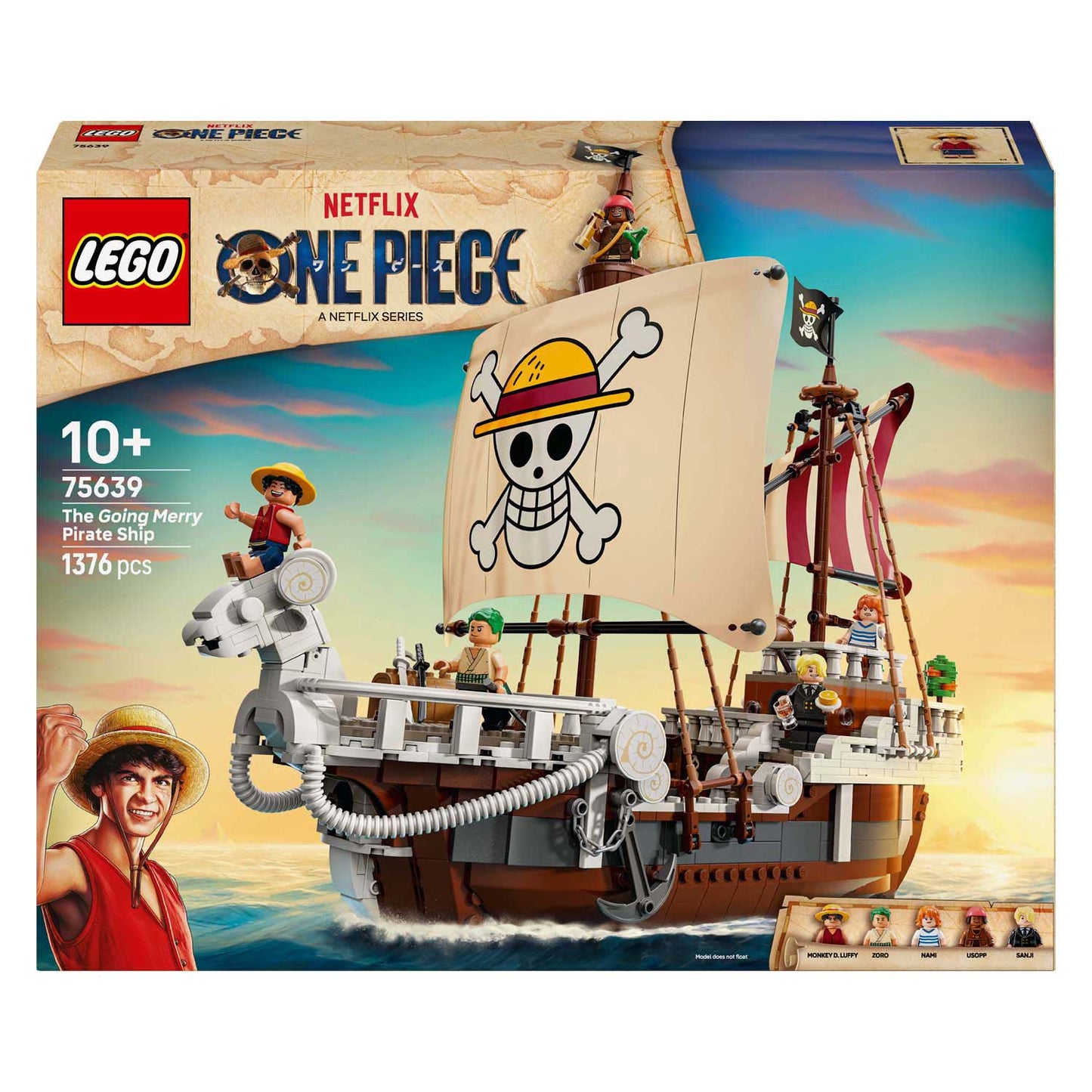 Lego One Piece 75639 la nave pirata che va allegra