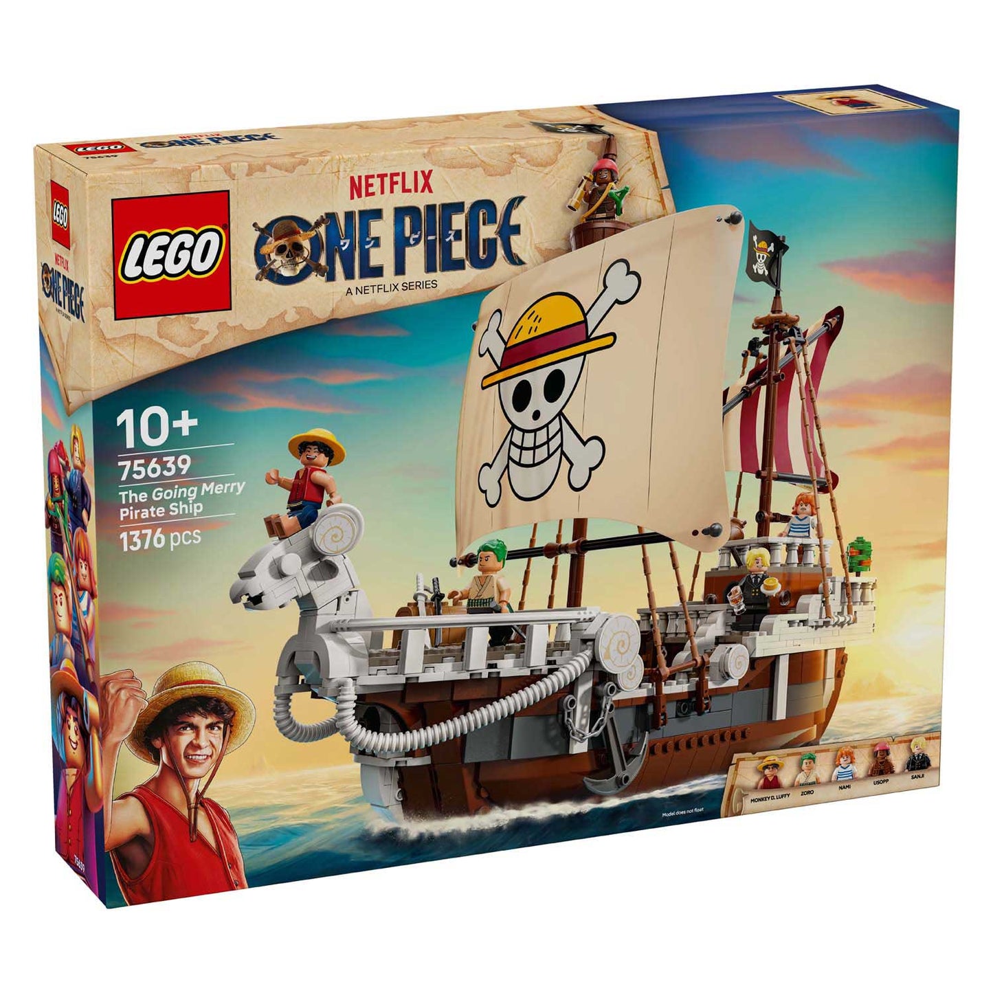 Lego One Piece 75639 la nave pirata che va allegra