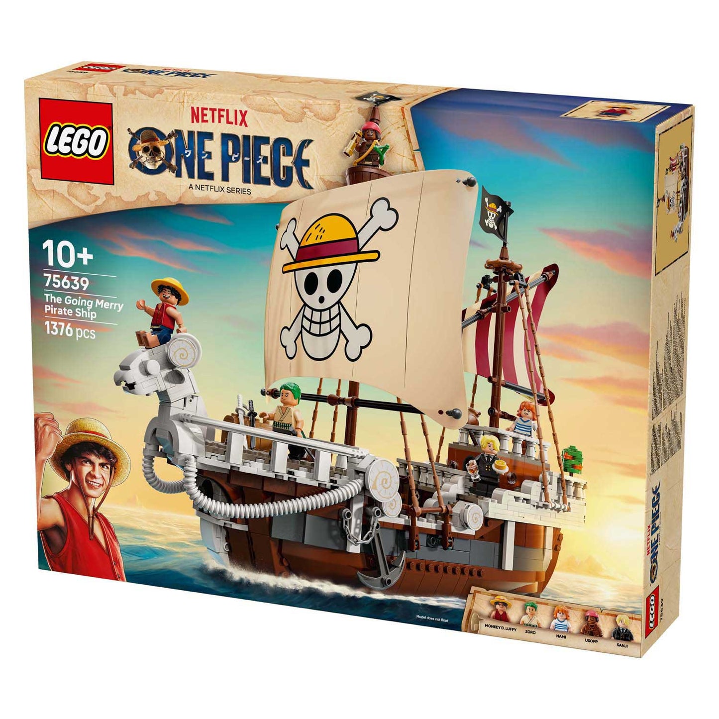 Lego One Piece 75639 la nave pirata che va allegra