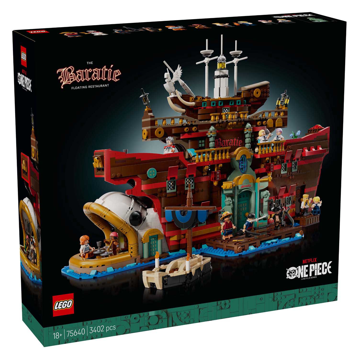LEGO 75640 ONE PIEZA El restaurante flotante Bara