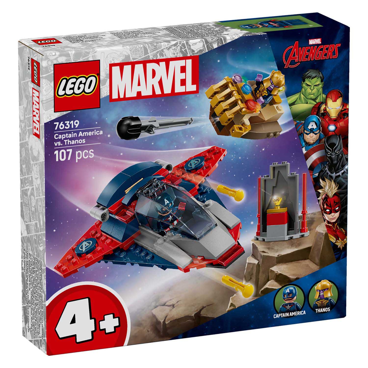 LEGO Super Heroes Marvel 76319 Capitán América vs. Thanos