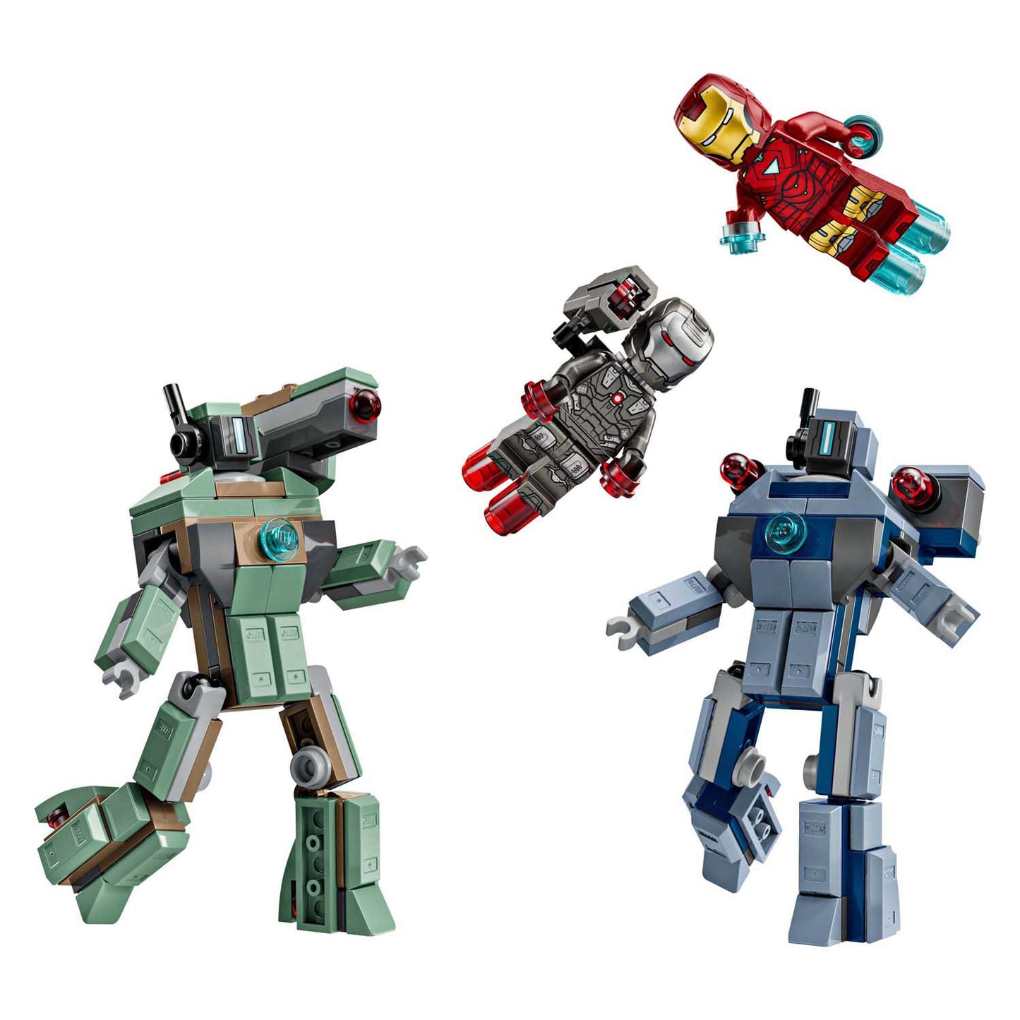 Lego marvel - iron man en war machine vs. hammer drones constructiespeelgoed (76320)