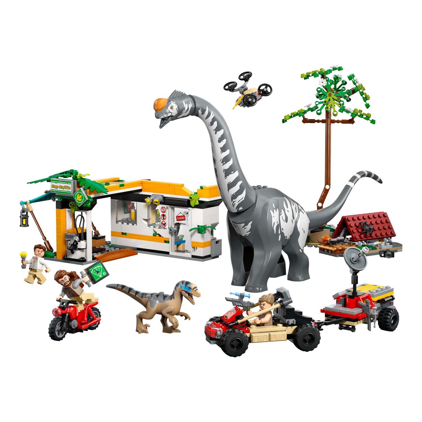 Lego Jurassic World 76973 Misión de investigación de Raptor y Titanosaurus