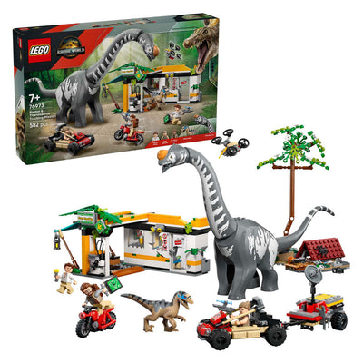 LEGO Jurassic World 76973 Raptor e Titanosaurus Investigation Mission