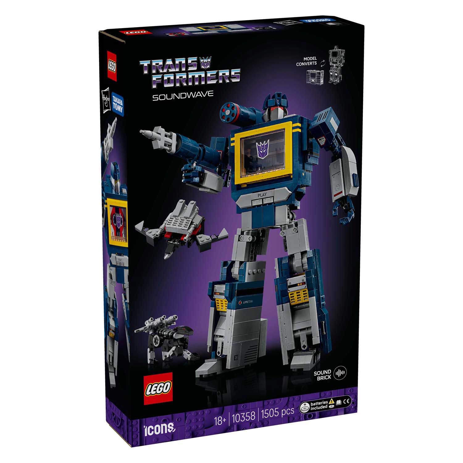 Lego iconos 10358 transformadores onda sonora