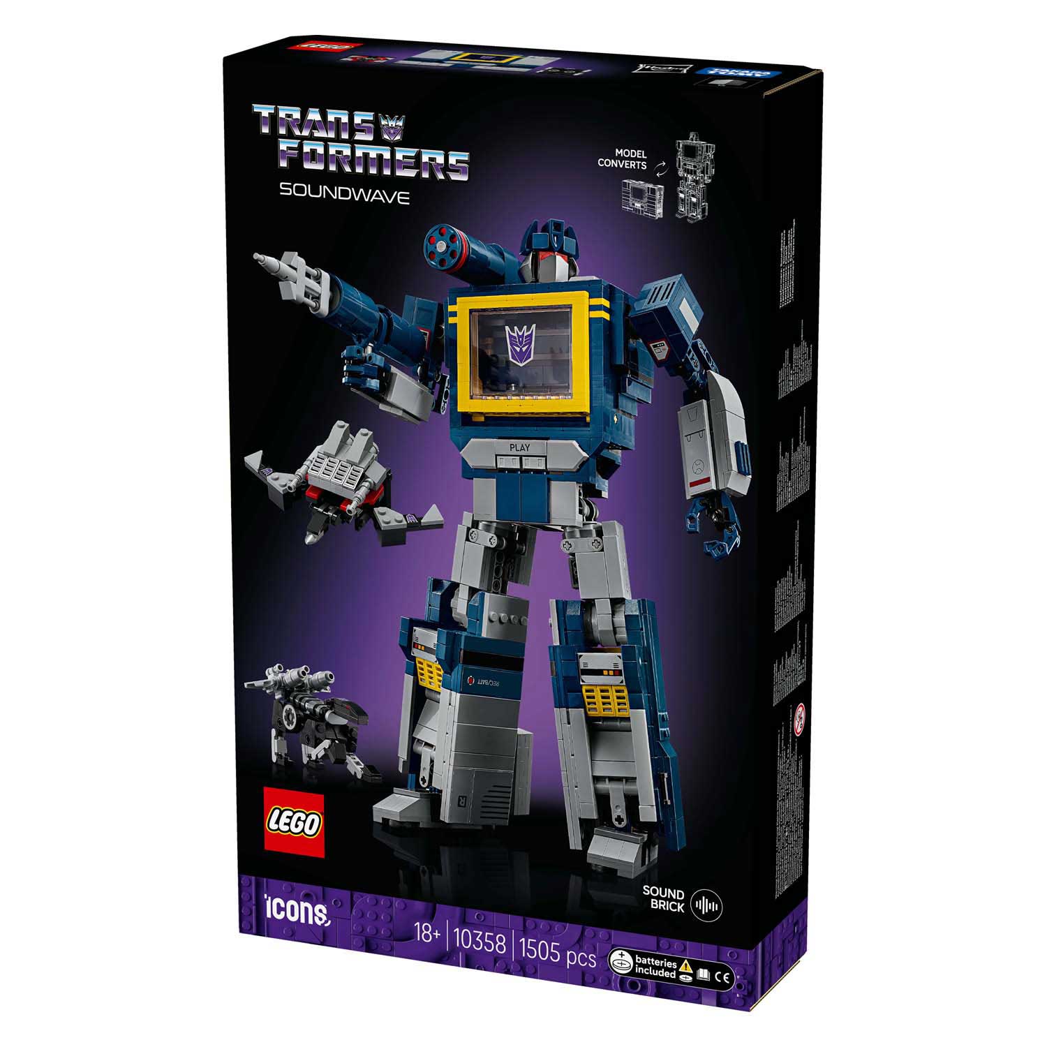 Lego iconos 10358 transformadores onda sonora