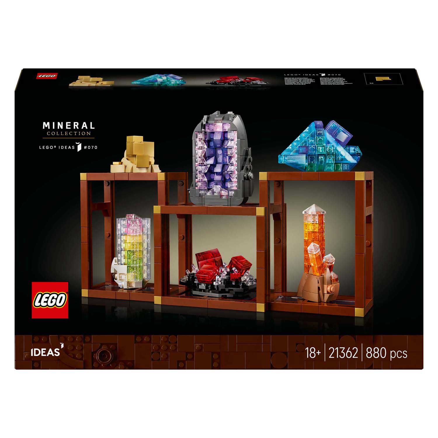 Collezione di minerali Lego ideas 21362