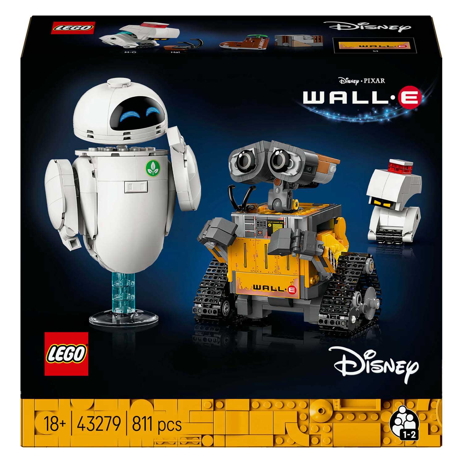 Disney LEGO 43279 Pixar Wall-e ed Eva