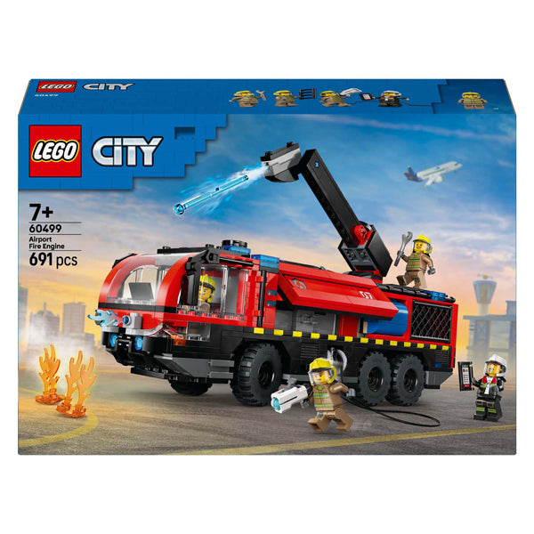 Lego City Fire 60499 camion dei pompieri dell'aeroporto