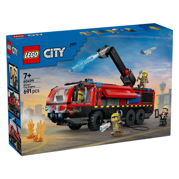 Lego City Fire 60499 camion dei pompieri dell'aeroporto