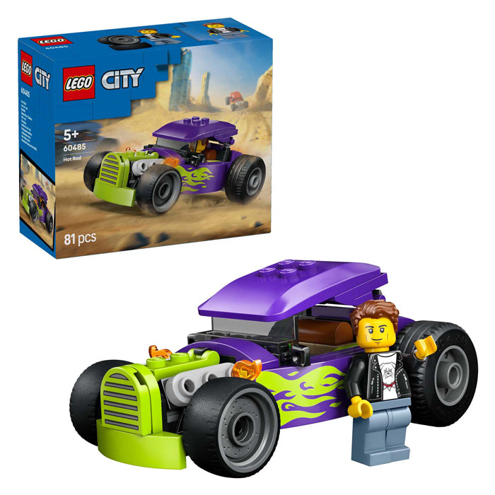 Lego City Great Vehicles 60485 Hot Rod | 2 pezzi