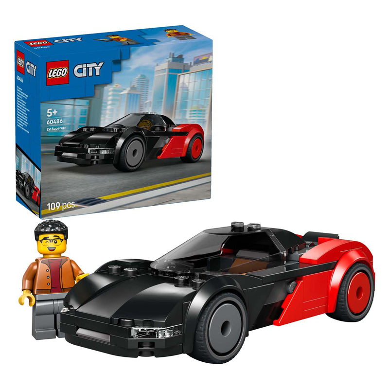 Lego City Great Vehicles 60486 EV Supercar | 2 pezzi