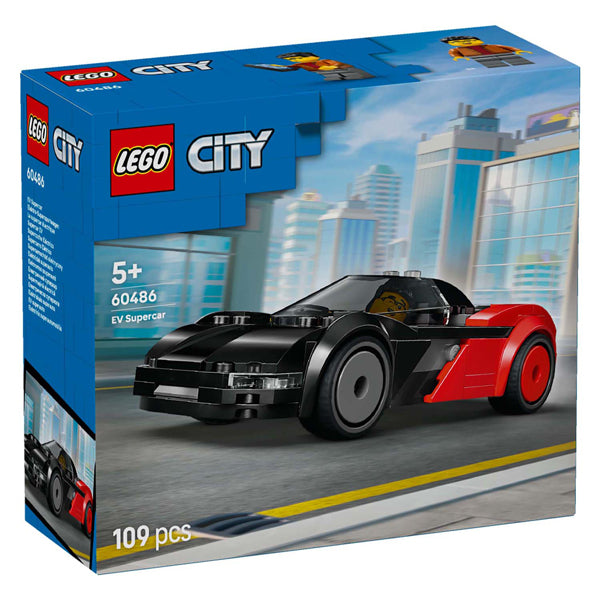 Lego City Great Vehicles 60486 EV Supercar | 2 pezzi