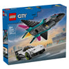 Lego city 60489 avión a reacción versus auto deportivo