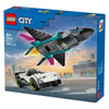 Lego city 60489 avión a reacción versus auto deportivo