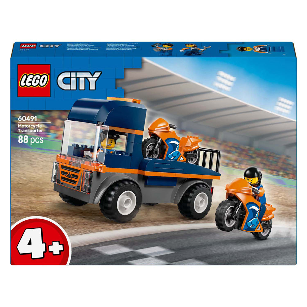 Lego City Great Vehicles 60491 trasportatore per moto | 2 pezzi