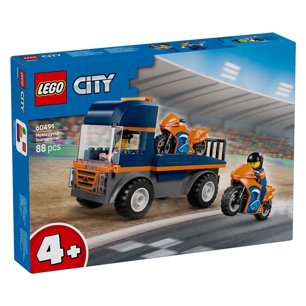 Lego City Great Vehicles 60491 trasportatore per moto | 2 pezzi