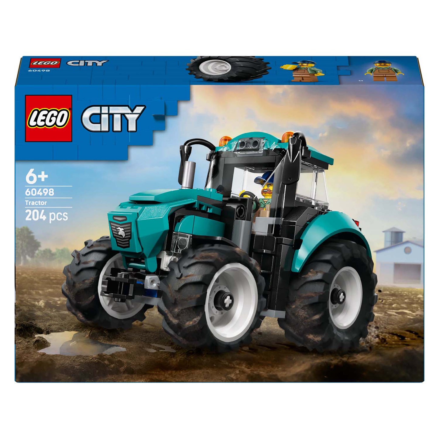 Lego City Great Vehicles 60498 trattore | 2 pezzi