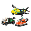 Lego city 60505 remezcla de avión, camión de servicio y aerodeslizador