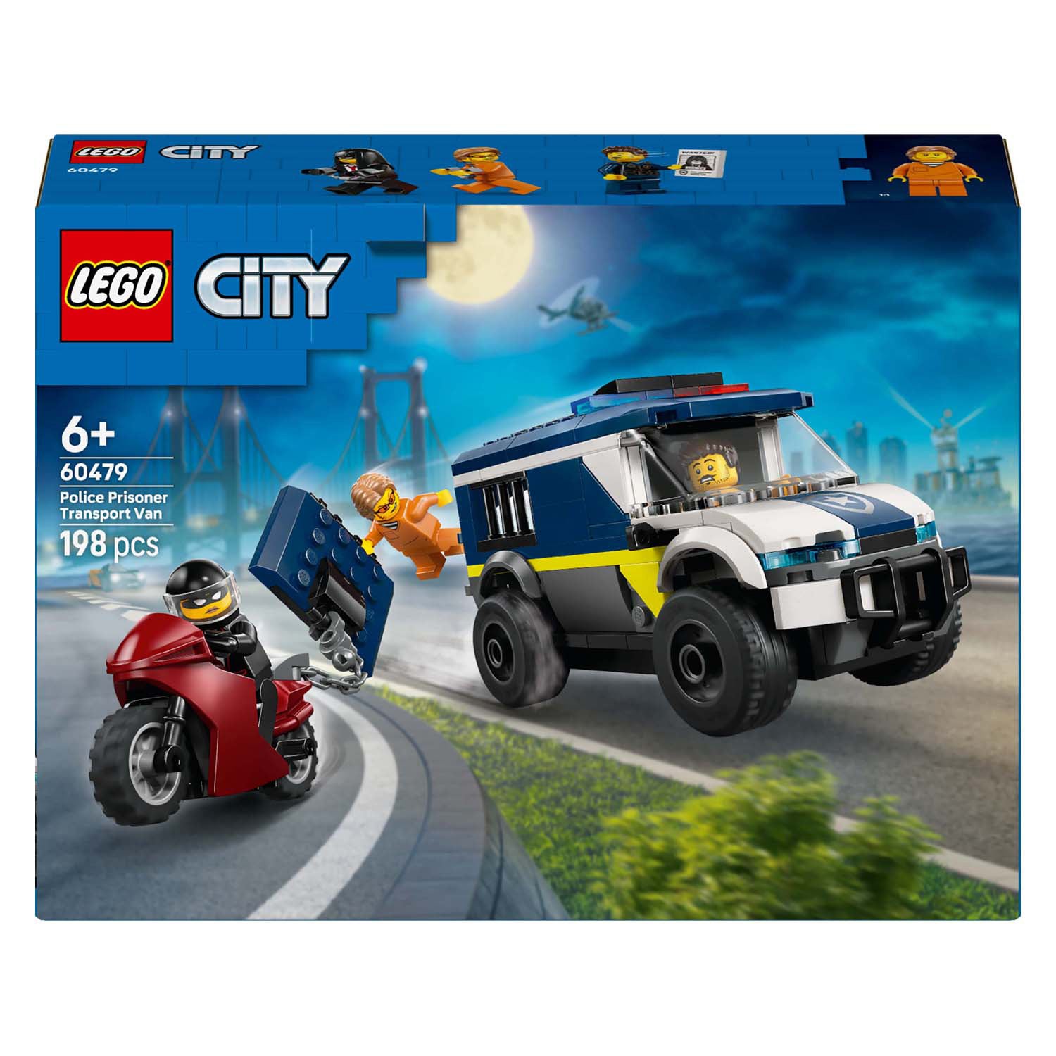 Lego city policía 60479 policía transporte de prisioneros | 2 piezas