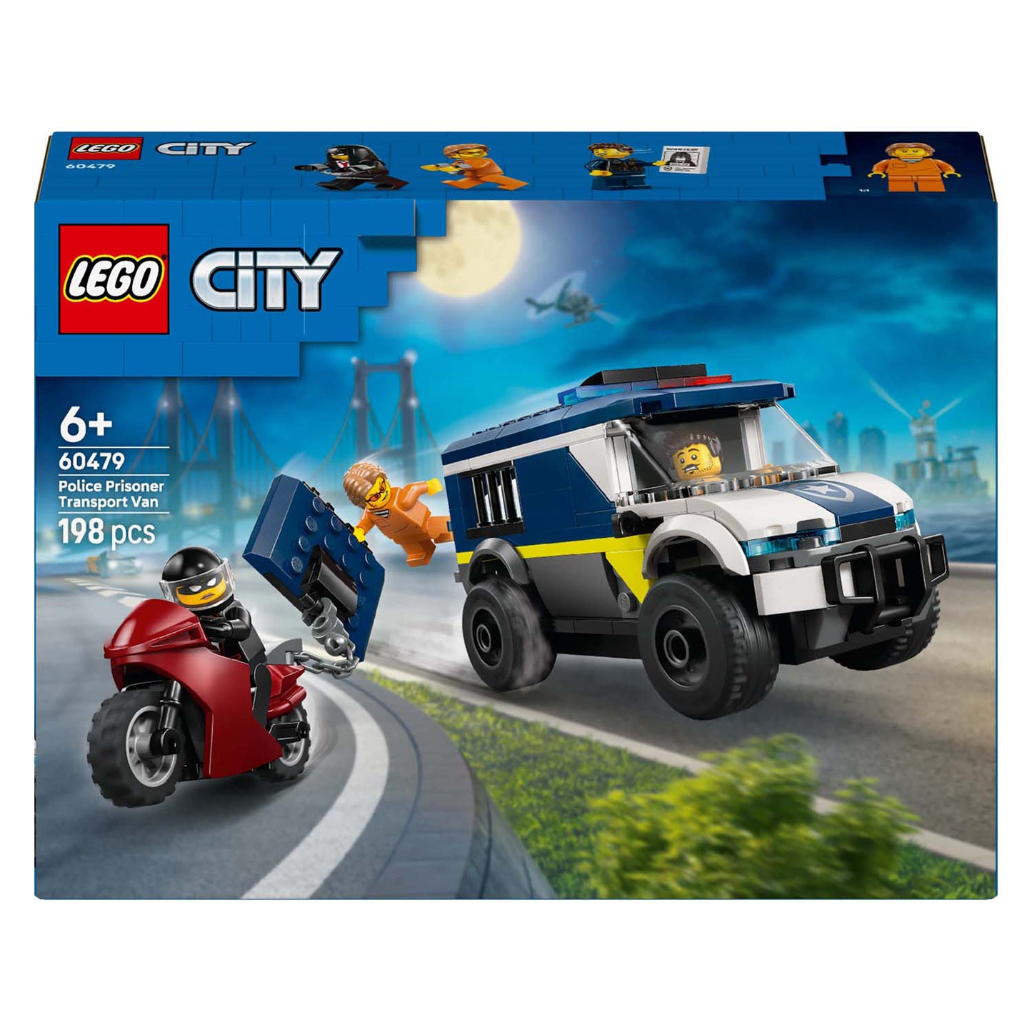 Lego city policía 60479 policía transporte de prisioneros | 2 piezas