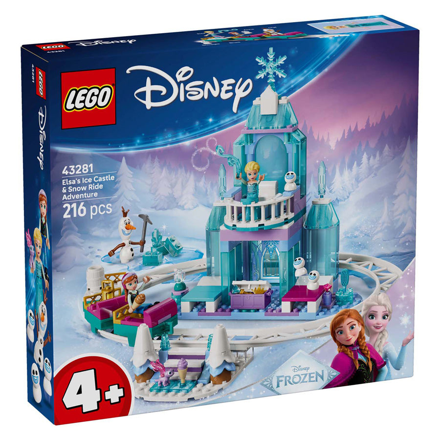 Lego Disney Princess 43281 Il castello di ghiaccio e la cavalcata sulla neve di Elsa