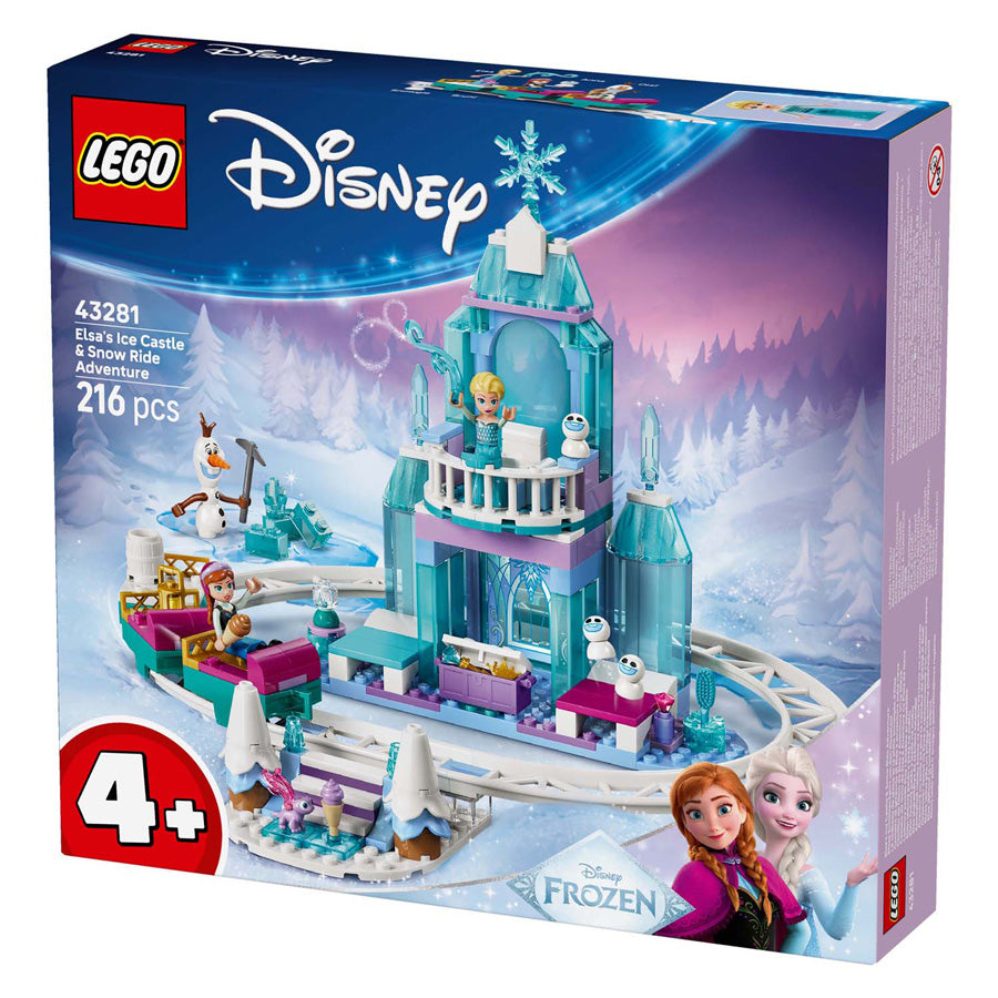 Lego Disney Princess 43281 Il castello di ghiaccio e la cavalcata sulla neve di Elsa