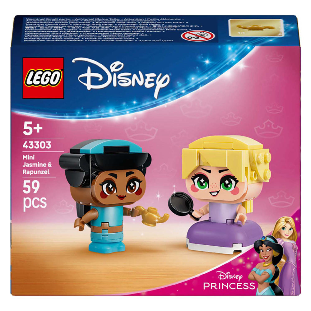 Lego princesas disney 43303 jazmín y rapunzel | 2 piezas