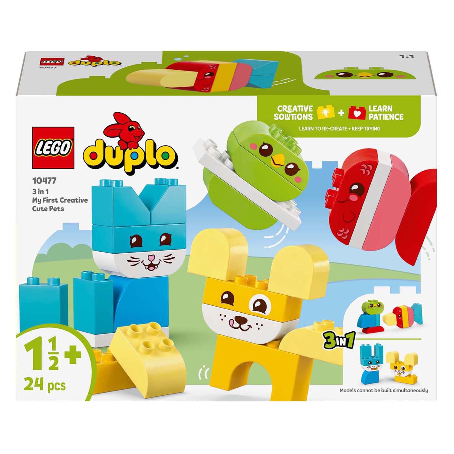 Lego 10477 duplo mascotas creativas 3 en 1 | 2 piezas