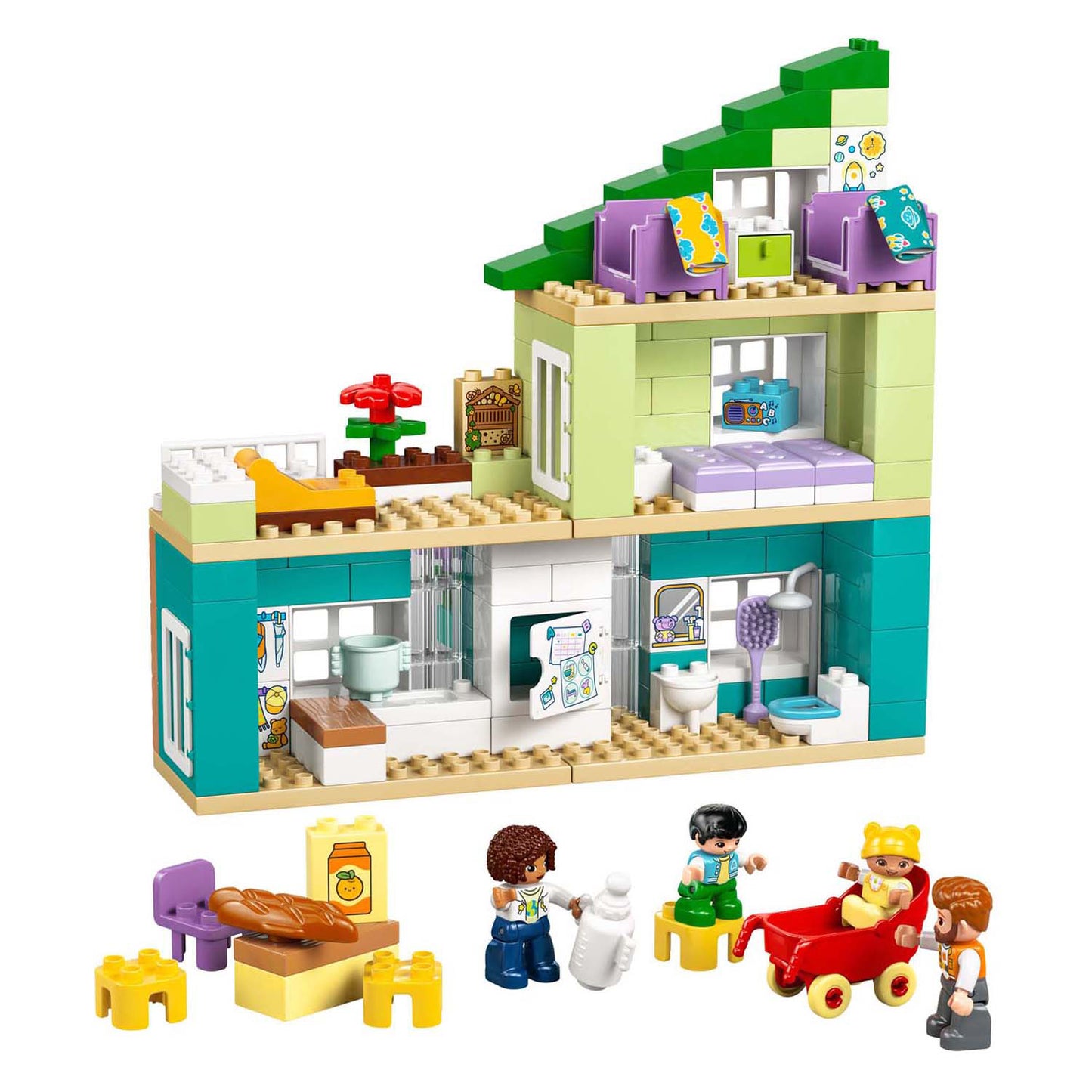 Lego duplo 10470 3-in-1 modern woonhuis met figuren