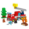 Lego Duplo Town 10473 camion dei pompieri con manichetta e vigile del fuoco