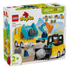 Lego duplo town 10475 - 3-in-1 bouwvoertuigen - creatief speelgoed