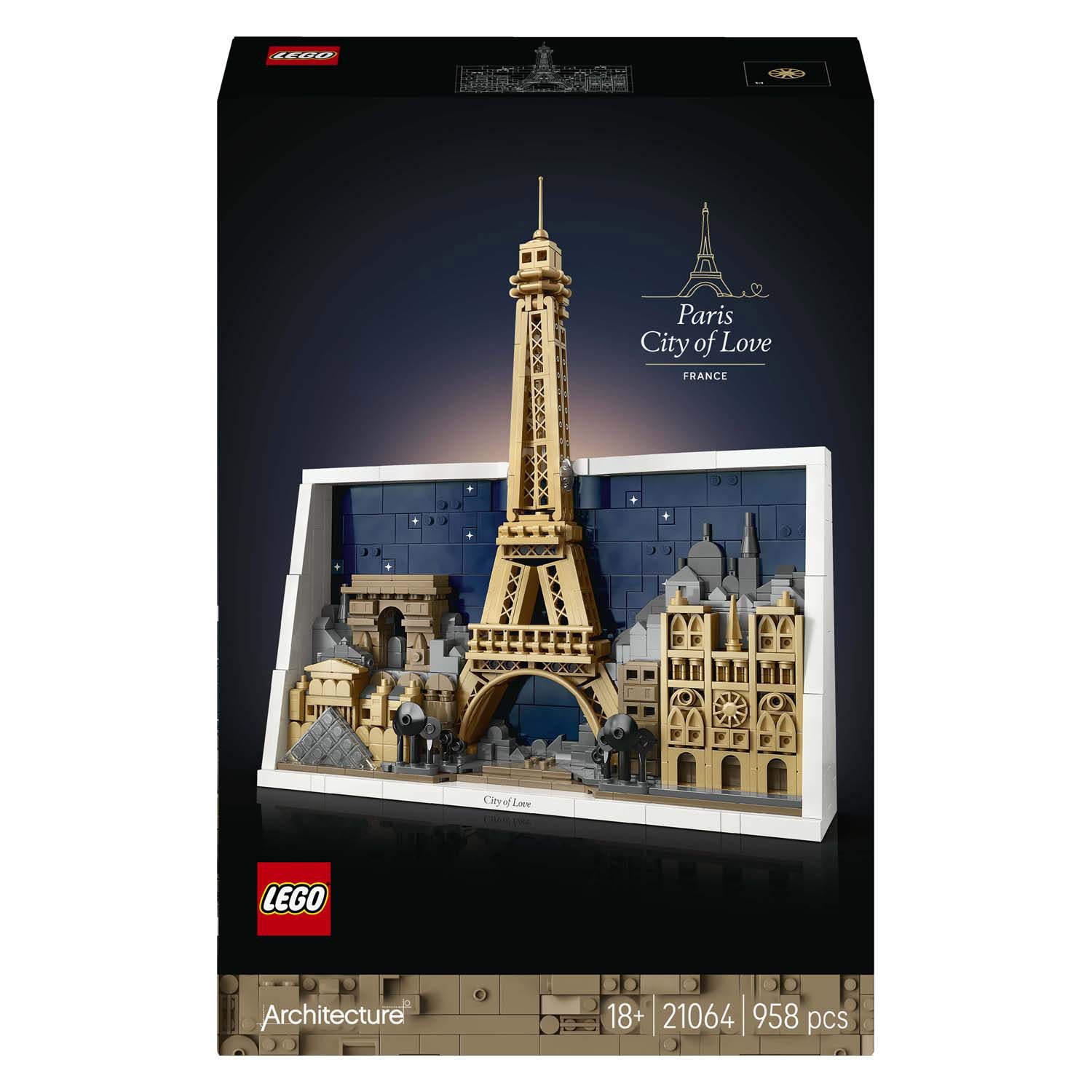 Lego 21064 arquitectura paris – ciudad del amor