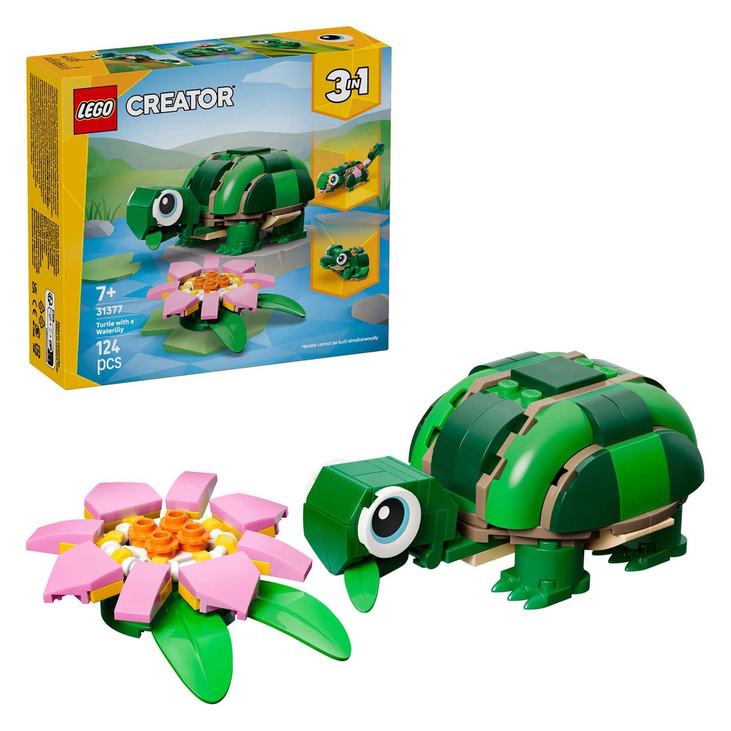 Lego Creator 31377 Tartaruga con ninfea | 2 pezzi