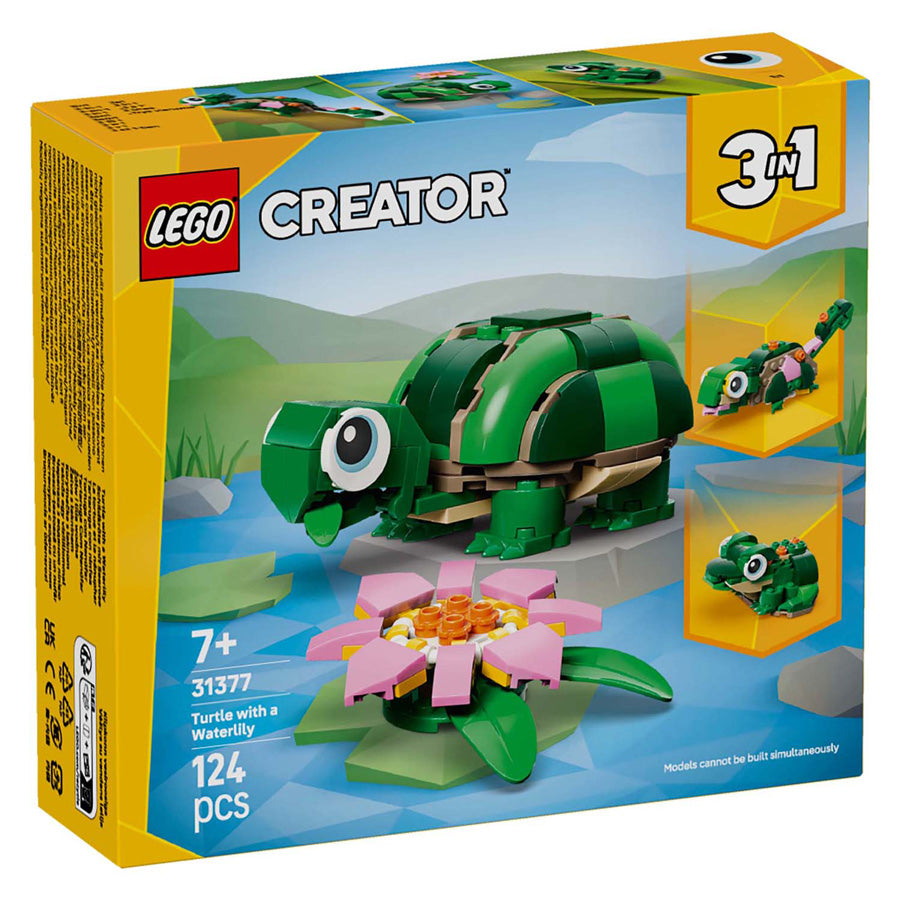 Lego Creator 31377 Tartaruga con ninfea | 2 pezzi