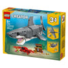 Lego creador 31381 tiburón feroz con cofre del tesoro