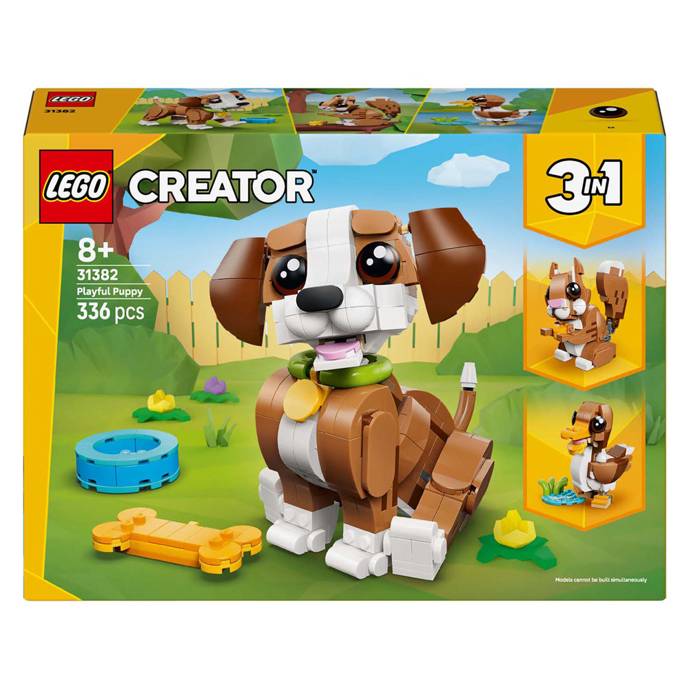 Lego creador 31382 lindo animal juguetón cachorro