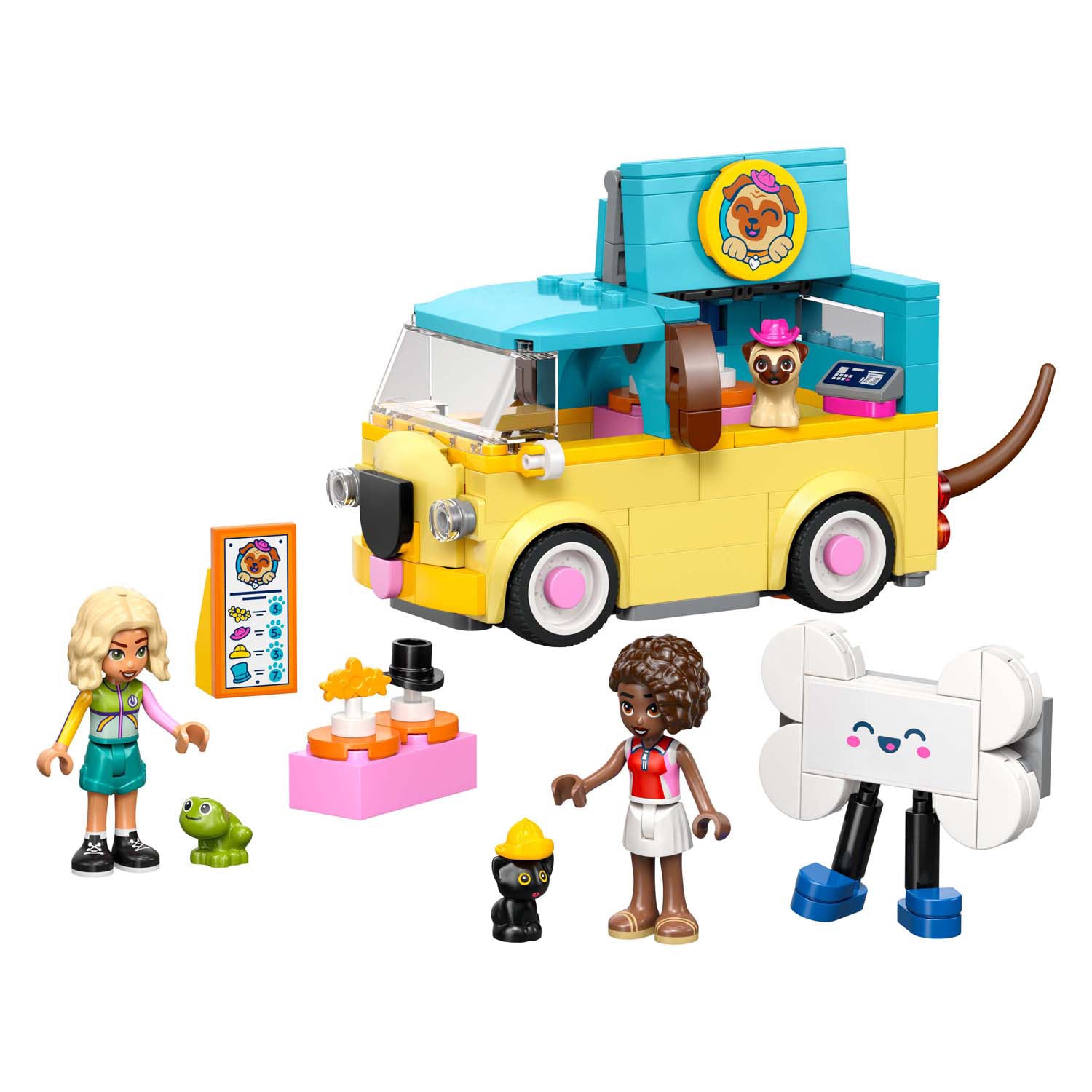 Lego friends 42678 furgone con accessori per animali | 2 pezzi
