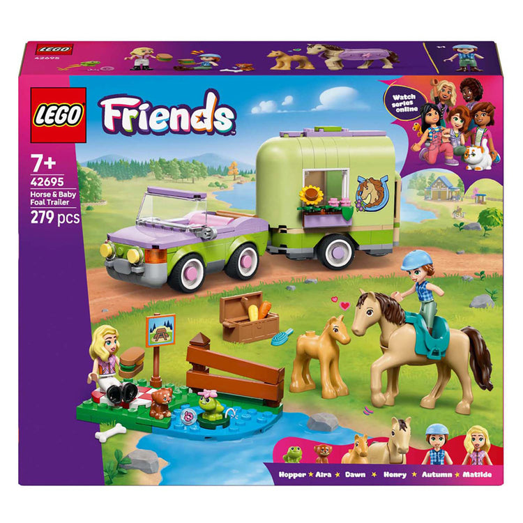 Lego friends 42695 remolque y caballo y potro