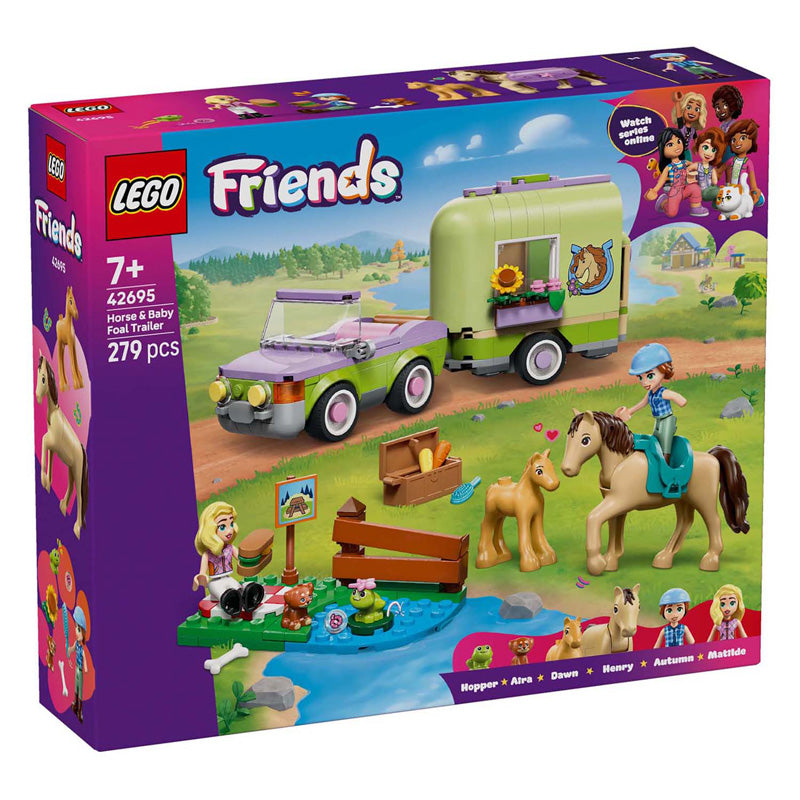 Lego friends 42695 remolque y caballo y potro