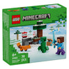 Lego minecraft steve's taiga-avontuur videogame bouwpakket voor kinderen - 21583