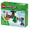 Lego minecraft steve's taiga-avontuur videogame bouwpakket voor kinderen - 21583