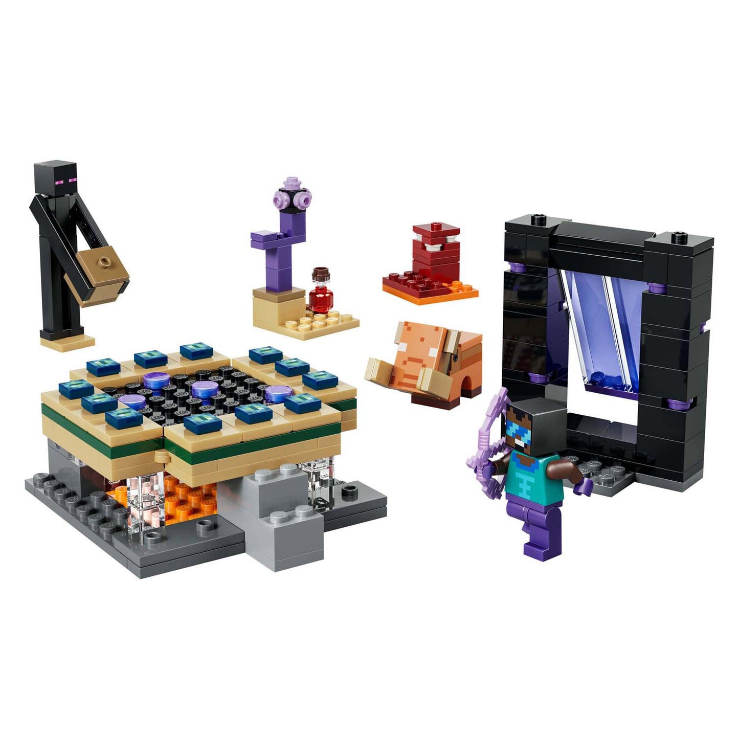 Lego 21584 Minecraft Viaggio nel Nether e nel Portale della Fine | 2 pezzi
