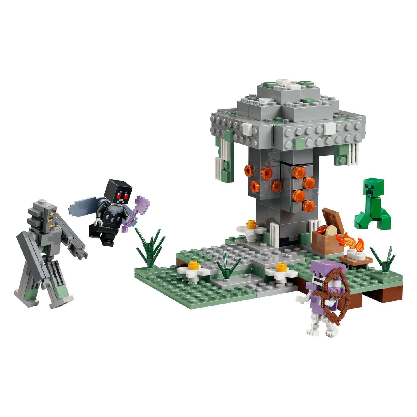 Lego minecraft the pale garden constructiespeelgoed