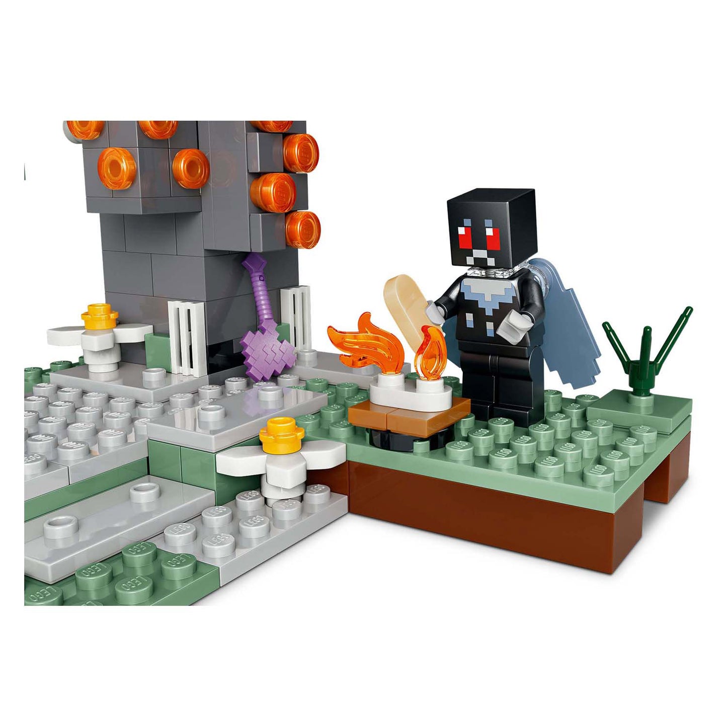 Lego minecraft the pale garden constructiespeelgoed