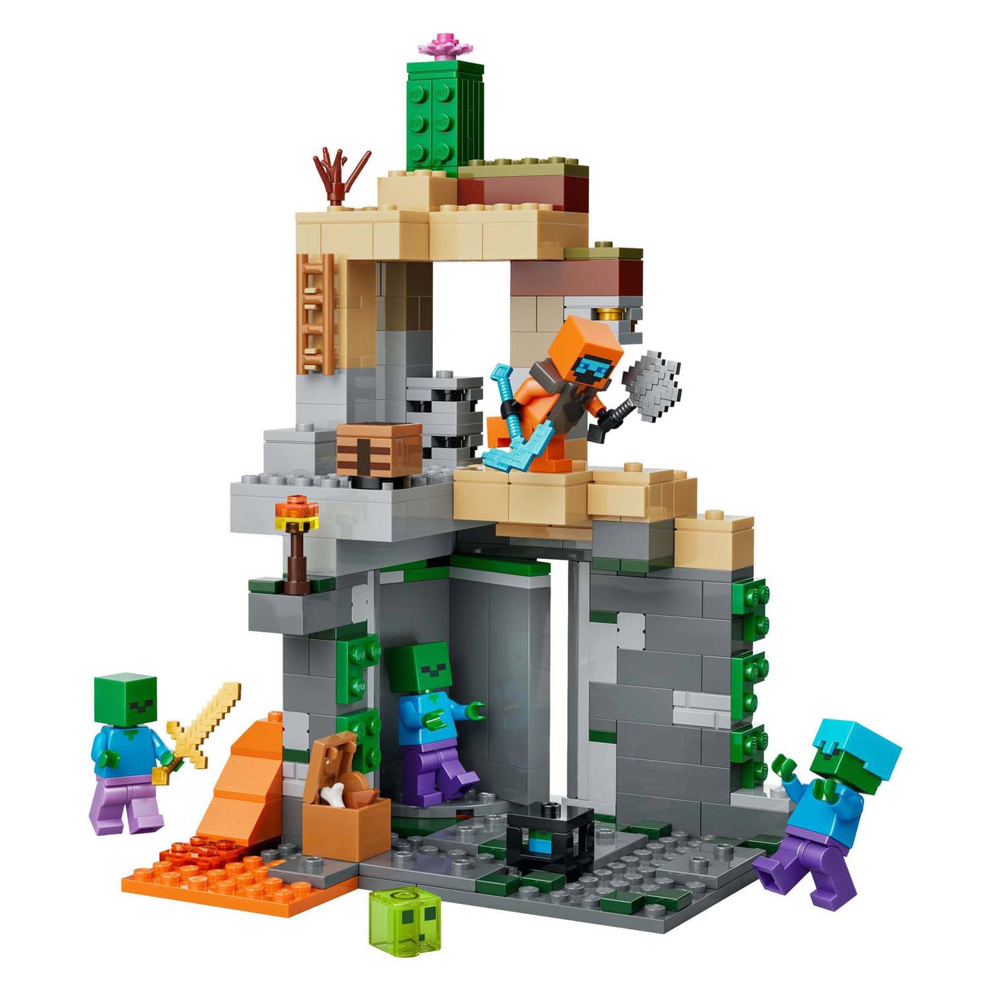 Lego 21587 minecraft mazmorra de zombies