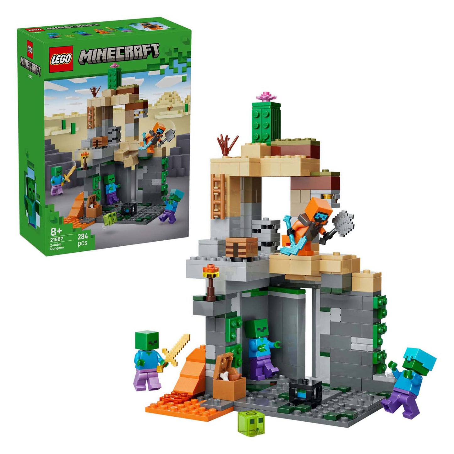 Lego 21587 minecraft mazmorra de zombies