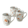 Boltze Home Cup Ruby Robin 330ml in porcellana