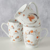 Boltze Home Cup Ruby Robin 330ml in porcellana