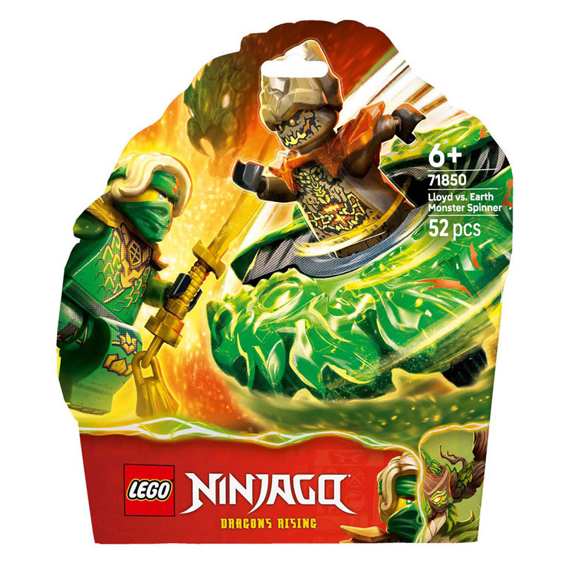Lego Ninjago 71850 Campione di Lloyd contro la Terra nello spinner | 2 pezzi